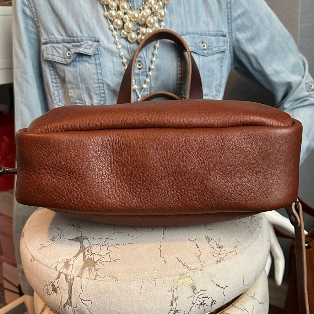 Go Forth Goods small Hoffman deluxe saddle crossbody bag NEW - Picture 8 of 16